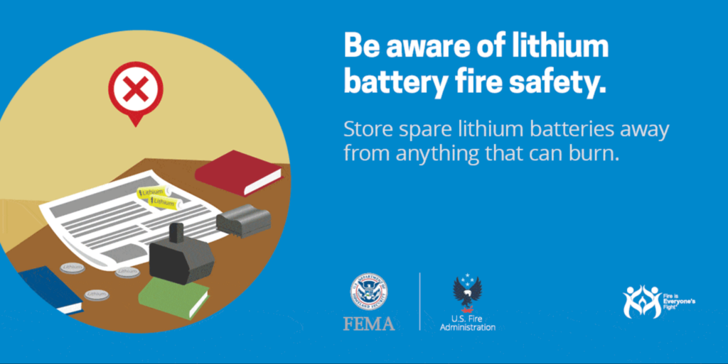 lithium ion battery fires