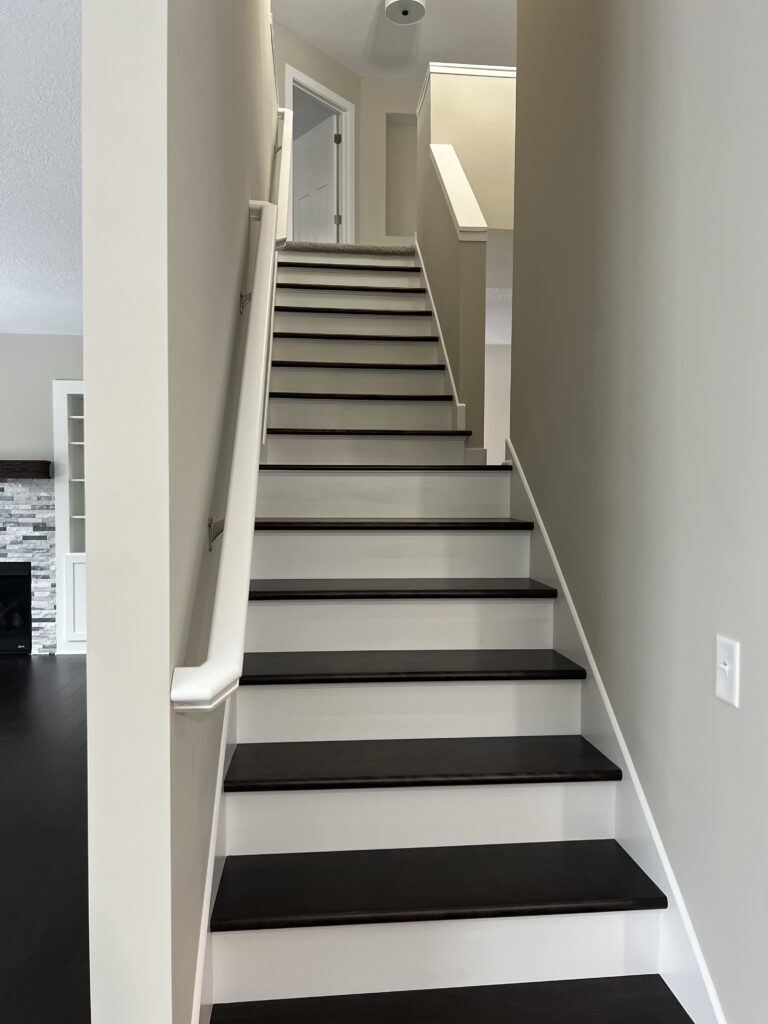 a staircase in a house