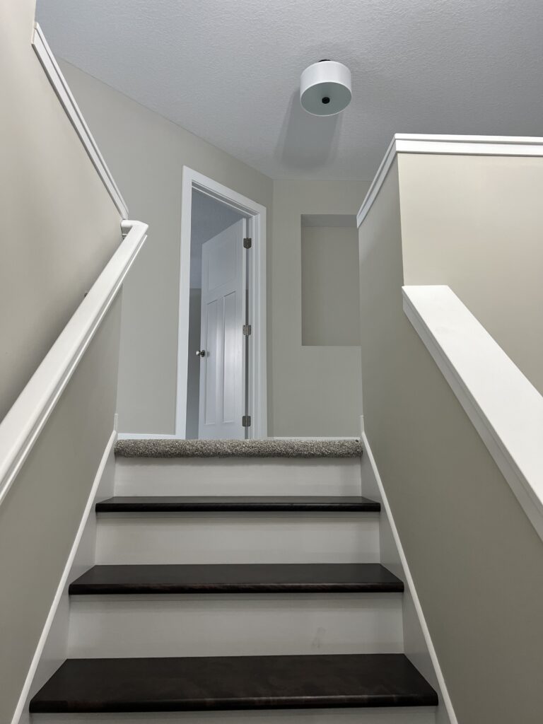 a staircase in a house